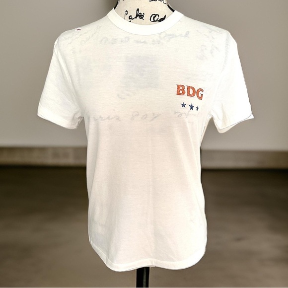 🔴 5 for $10 ONE BDG Urban Outfitters High Quality Motor Oil T-Shirt Size S - Picture 4 of 6